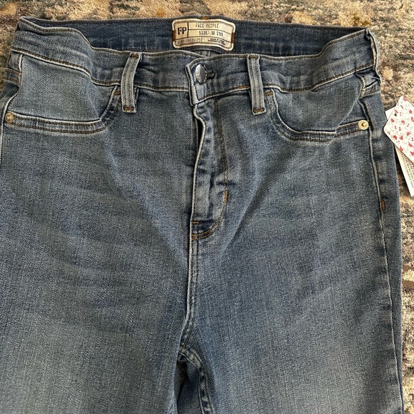 Free People Legging Jeans High Rise Light Wash jegging size 28 - Picture 2 of 6